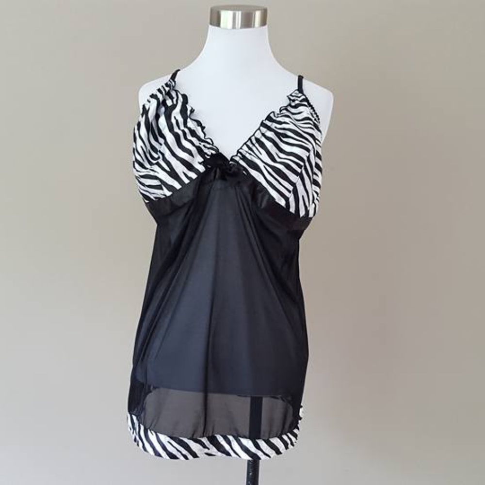 Dreamgirls 1X / Sheer Sleep Top / Plus Size / 1X